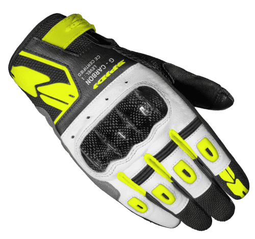 SPIDI G-CARBON LADY YELLOW FLUO MOTORCYCLE GLOVES XS