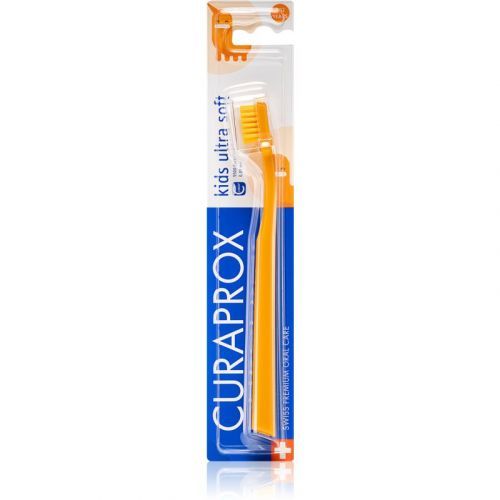 Curaprox 5500 Kids Ultra Soft Toothbrush For Children Ultra Soft Orange