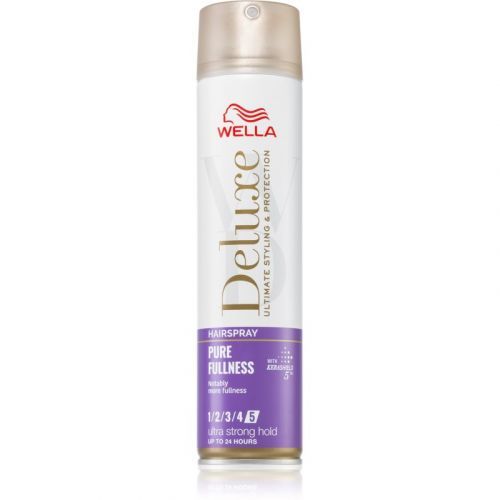 Wella Deluxe Pure Fullness Extra Strong Fixating Hairspray with Volume Effect 250 ml