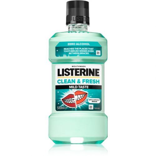 Listerine Clean & Fresh Mouthwash Against Dental Caries 500 ml
