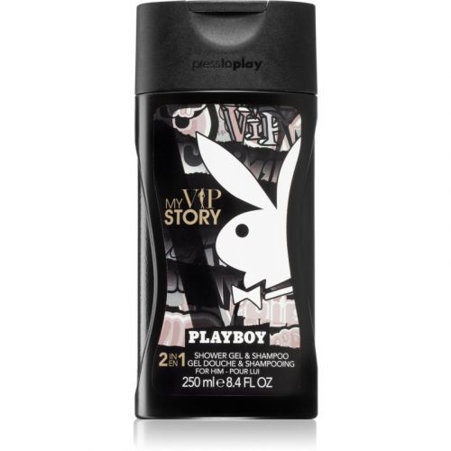 Playboy My VIP Story Shower Gel And Shampoo 2 In 1 for Men 250 ml