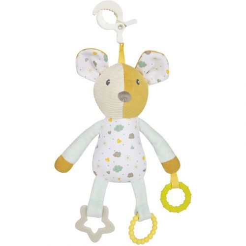 Canpol babies Mouse soft snuggly toy with clip 0m+ 1 pc