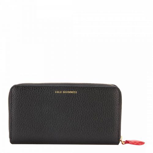 Black Cupids Bow Continental Wallet