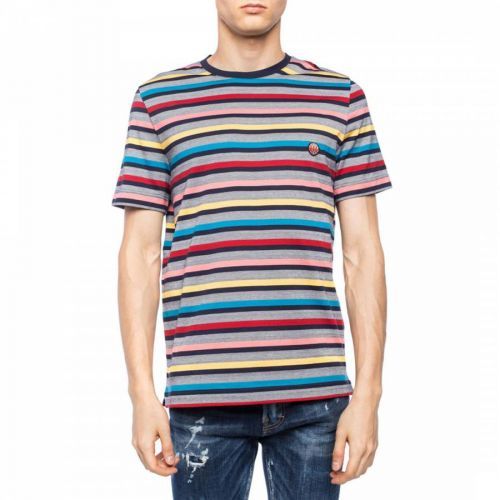Multi Striped Cotton T-Shirt