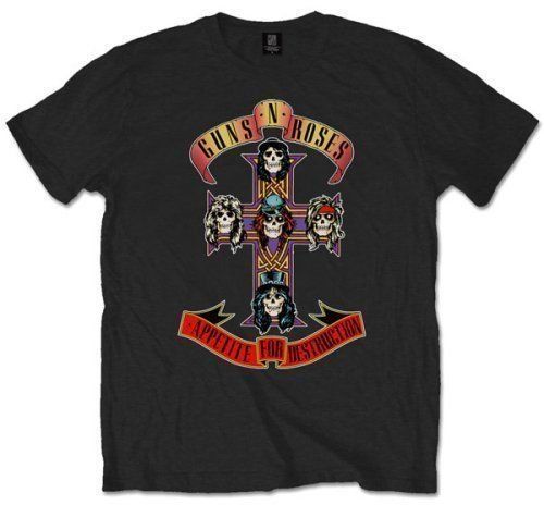 Guns N' Roses T-Shirt Appetite for Destruction Black-Graphic S