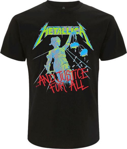 Metallica T-Shirt And Justice For All Original Black-Graphic S