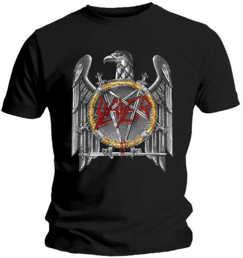 Slayer T-Shirt Silver Eagle Black-Graphic XL