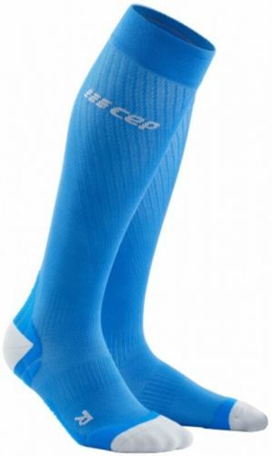 CEP WP20KY Compression Tall Socks Ultralight Blue-Light Grey II