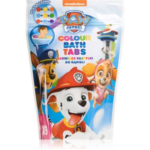 Nickelodeon Paw Patrol Colour Bath Tabs bath product for Kids 9x16 g